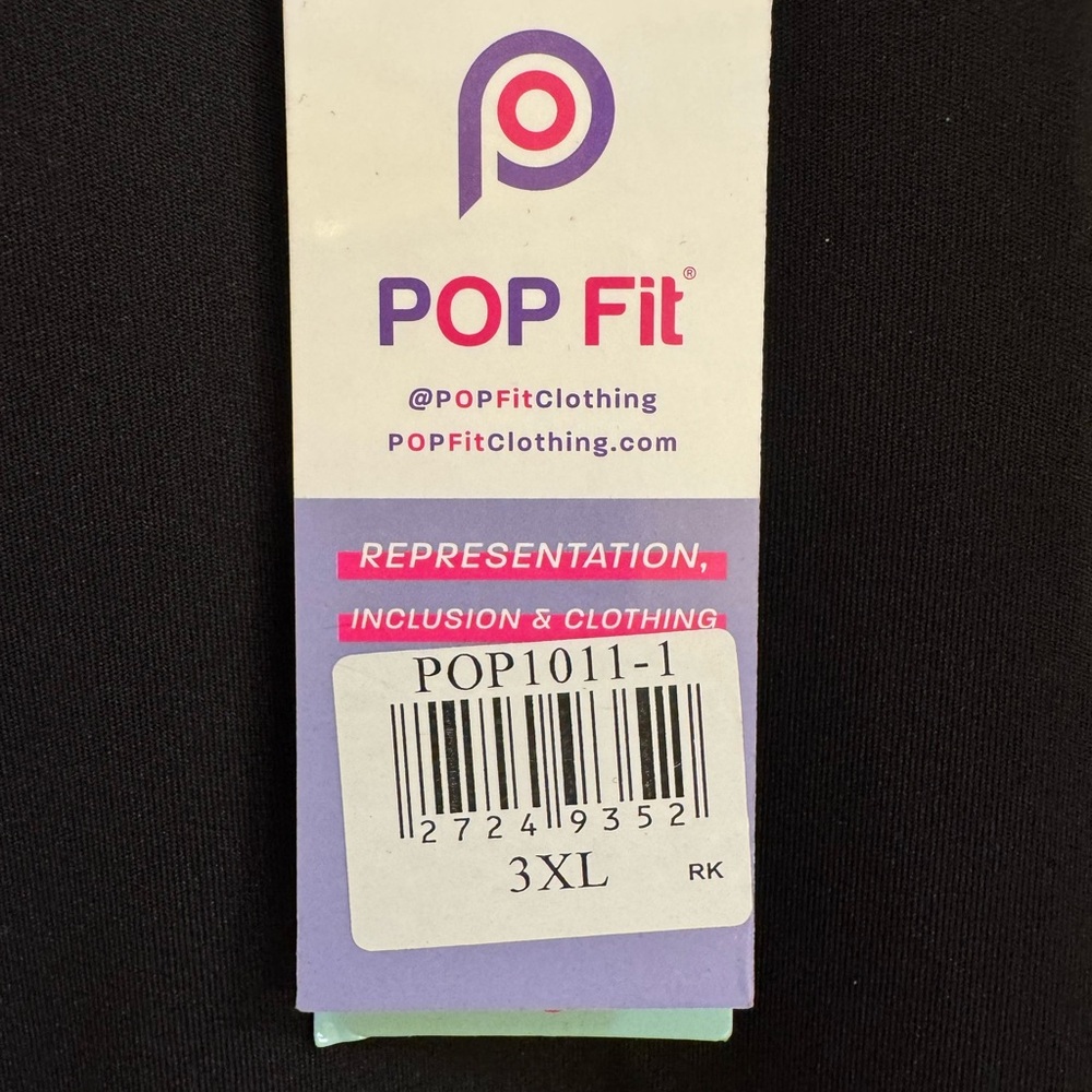 NWT POP Fit Black Leggings - Picture 7 of 8